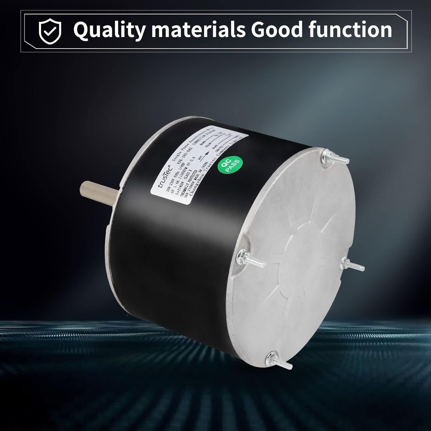 Energy-Efficient 1/4 HP Condenser Fan Motor 208/230V – Ideal OEM Replacement