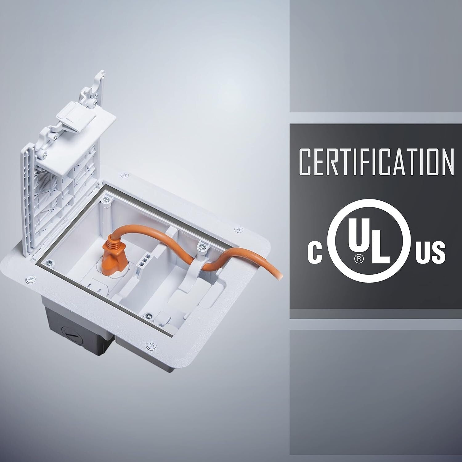 ADA-Compliant Weatherproof Electrical Outlet Cover with Slip-Resistant Surface