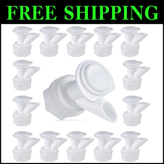 Durable Push-Button Spigot Replacement for Igloo Water Coolers, 30 Pieces