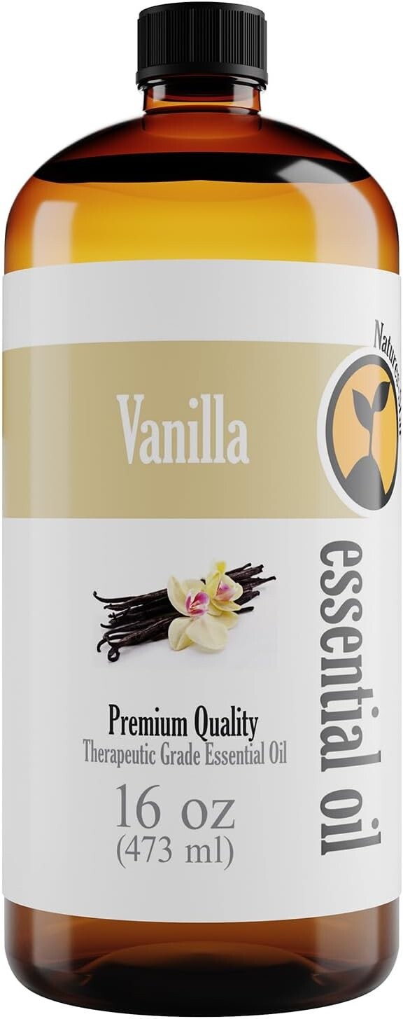 Versatile 16oz Vanilla Essential Oil - Ideal for Diffusion, Crafts & Relaxation