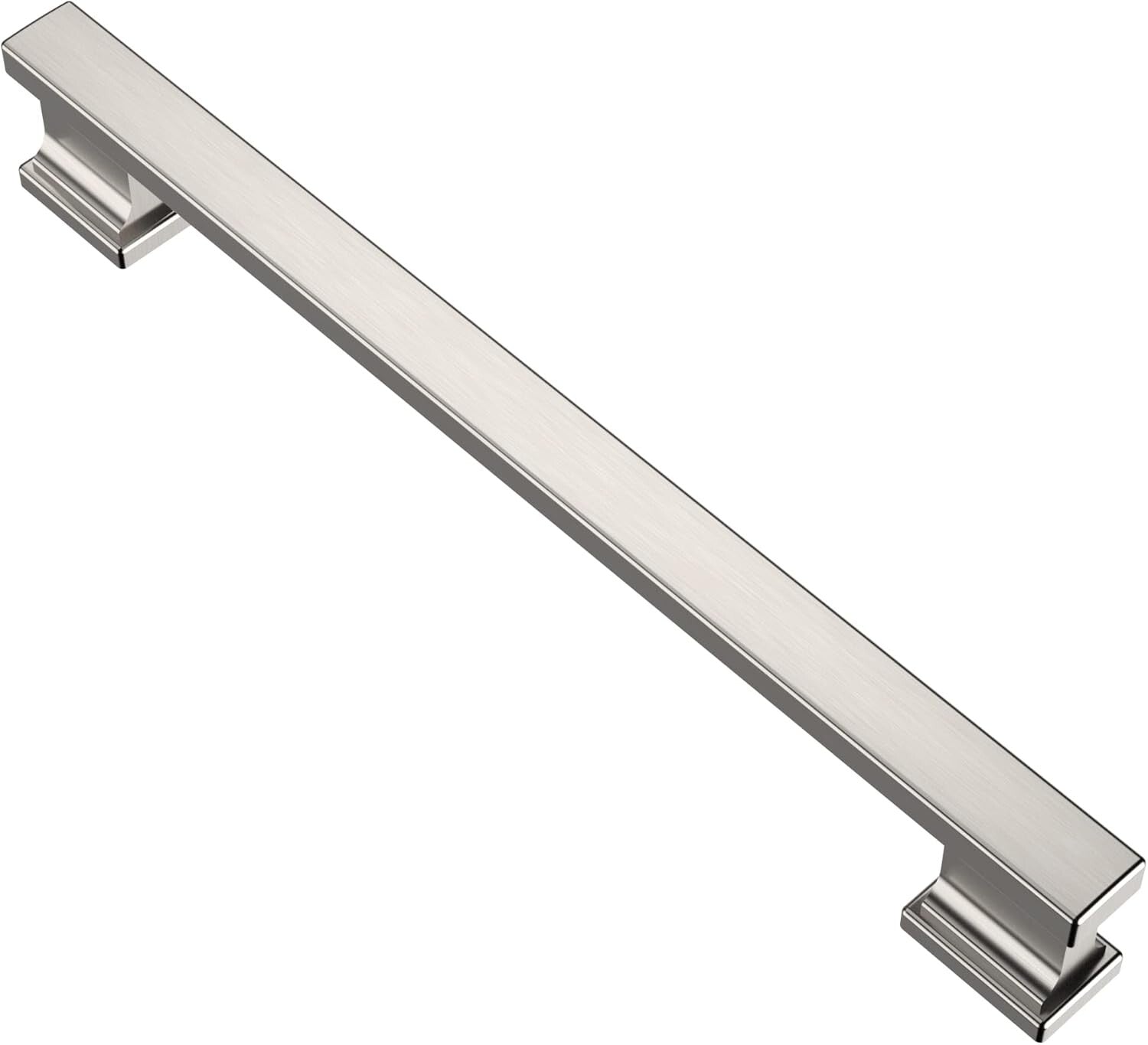 Sophisticated 7 Inch Brushed Nickel Cabinet Handles - 10 Pack for Kitchen Style