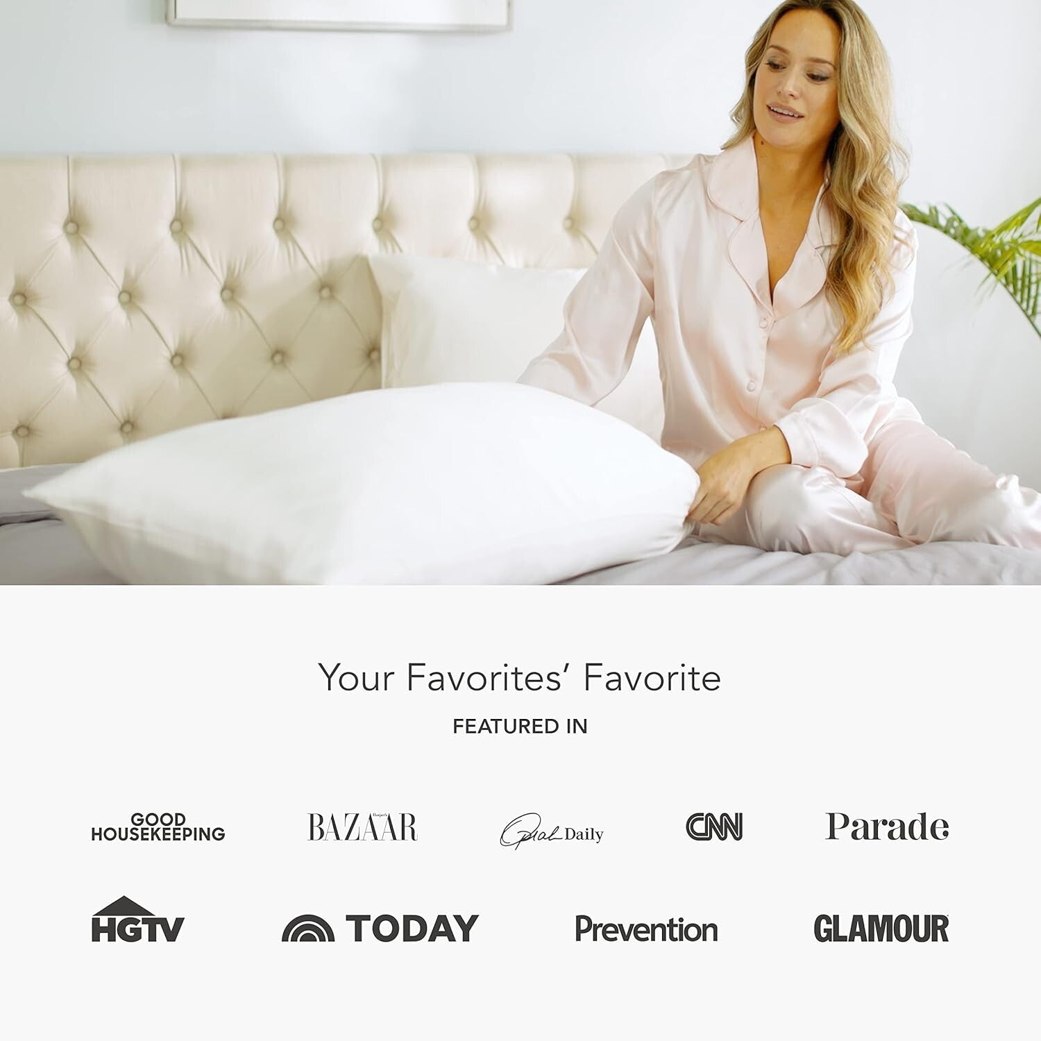 Good Housekeeping Approved 30mm Pure Silk Pillowcase Set in Taupe - King Size