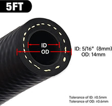 Load image into Gallery viewer, 5FT Submersible Fuel Hose 5/16" E85 Line SAE 30R10 - Durable Automotive Solution