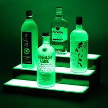 Load image into Gallery viewer, Acrylic LED Bottle Display Rack - Illuminated Home Bar Shelf with 16 Colors
