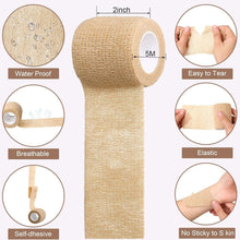 Load image into Gallery viewer, Multi-Functional Athletic Tape - 64 Rolls of 2" Self-Adhesive Wrap for Easy Care