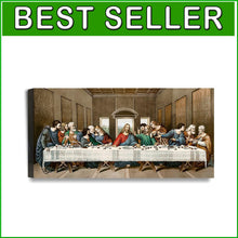 Load image into Gallery viewer, Giclee Canvas Print of The Last Supper by Leonardo da Vinci - 24x12 Art Decor