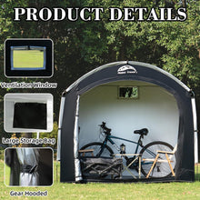 Load image into Gallery viewer, Waterproof Bike Storage Tent for 2-8 Bikes – Outdoor Protection with Ventilation