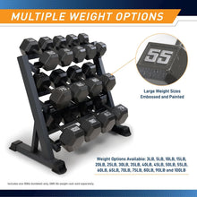 Load image into Gallery viewer, Versatile Cast Iron Hex Dumbbells - Available from 3 lbs to 100 lbs Individually