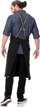 Load image into Gallery viewer, Versatile Unisex Chef Apron with Suspender Set - Perfect for All Culinary Needs