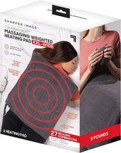 Load image into Gallery viewer, Calming Heat XXL-Wide Weighted Heating Pad - 27 Combinations for Blissful Relief