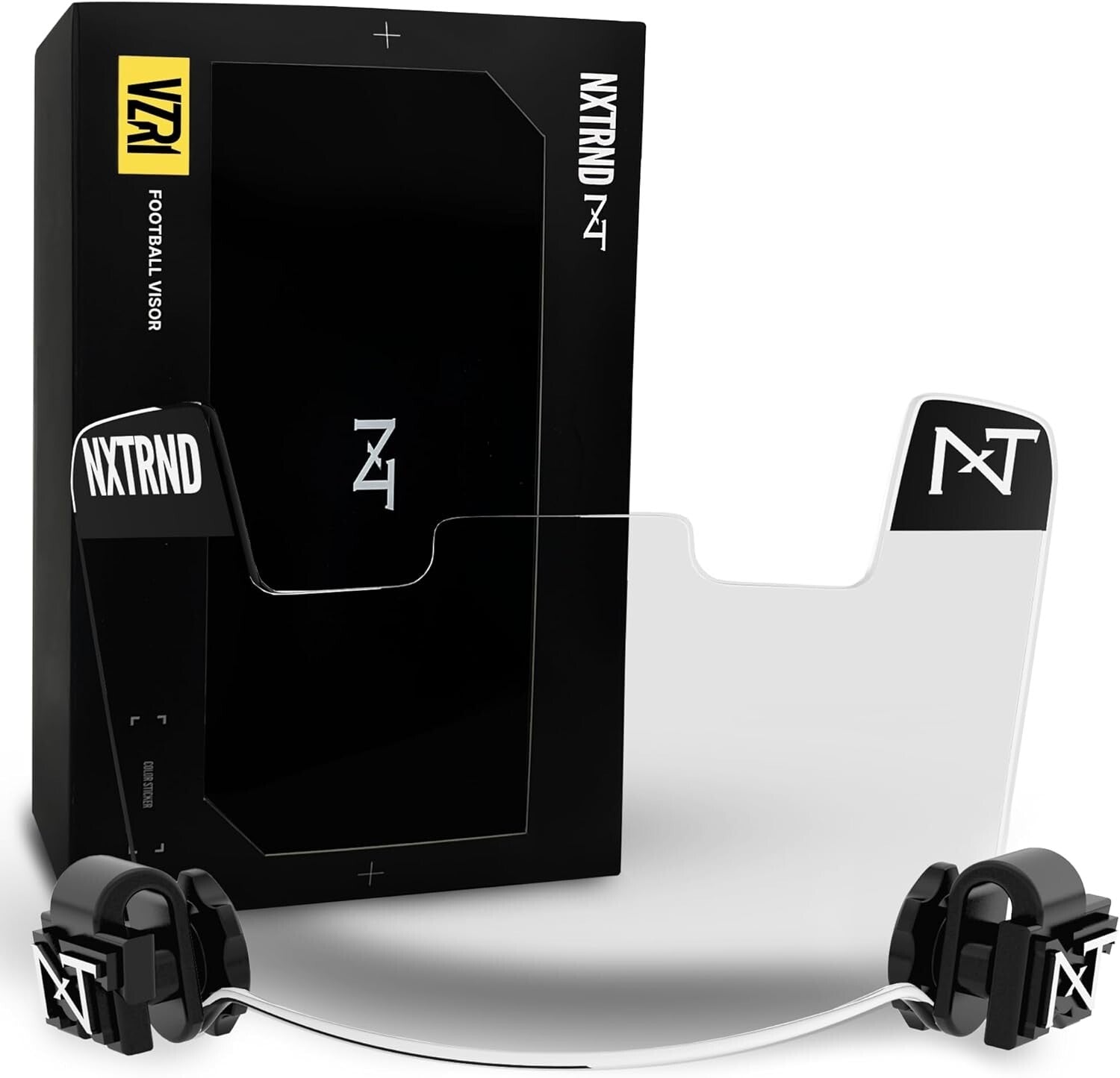 Durable Polycarbonate Football Visor with Anti-Fog Technology - One Size Clear