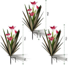 Load image into Gallery viewer, Rustproof Metal Agave Plant Art with Waterproof Lilies – 16-inch Decorative Gift