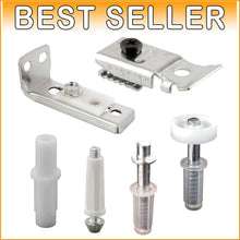 Load image into Gallery viewer, Premium Bi-Fold Door Repair Kit for 1-3/8 In. Thick Doors - Top/Bottom Brackets