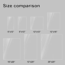 Load image into Gallery viewer, Flexible 4 Pack of 12x24 Clear Acrylic Panels - Ideal for Engraving, Crafting