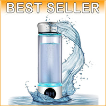 Load image into Gallery viewer, Sleek 1.5L Hydrogen Water Bottle with Smart LED Display &amp; Leak Proof Design