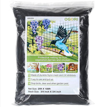 Load image into Gallery viewer, Nylon Garden Netting 25' x 100' - Weather Resistant &amp; Multi-Functional Barrier
