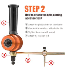 Load image into Gallery viewer, Professional Grade Sheet Metal Nibbler - Tools for Precision Cutting Projects