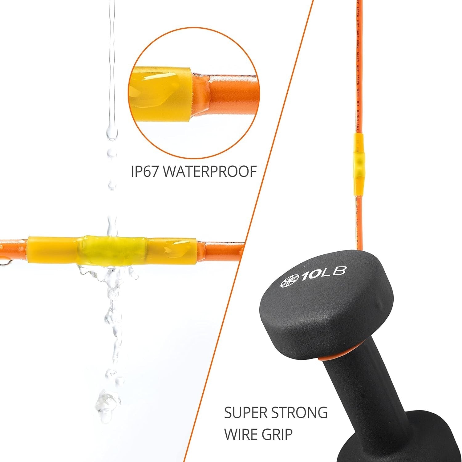 180 PCS Assorted Heat Shrink Wire Splice Connectors - Marine and Automotive Use