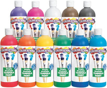 Load image into Gallery viewer, Washable Tempera Paint Set - 11 Vibrant Colors, 16 Fl Oz, Kid-Safe &amp; Non-Toxic