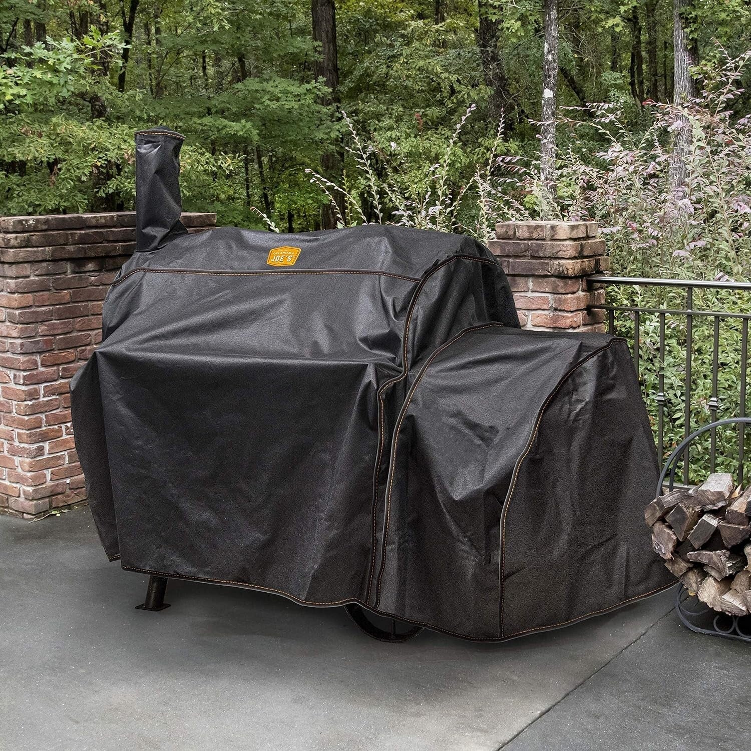 Heavy-Duty Smoker Cover for Oklahoma Joe's Highland Offset - Weather Resistant