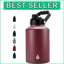 Load image into Gallery viewer, Large 1 Gallon Dishwasher Safe Water Jug with Ergonomic Handle &amp; Anti-slip Base