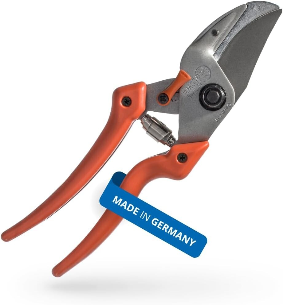 Ergonomic Garden Pruners with Robust Carbon Steel Blade - Precision Cutting Tool