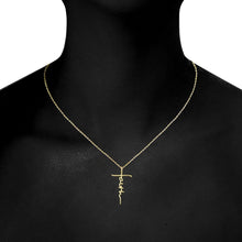 Load image into Gallery viewer, Women’s 925 Sterling Silver Cross Necklace - Beautiful Faith Pendant Jewelry