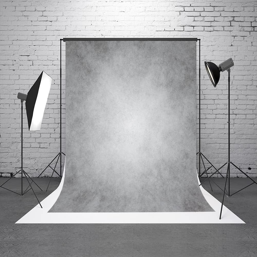 6.5x10ft Gray Abstract Photography Backdrop - Perfect for Portraits & Parties