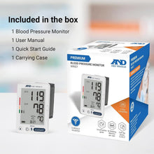 Load image into Gallery viewer, Wrist BP Monitor with Extra-Large LCD, 2 User Memory &amp; 2 AAA Batteries Included