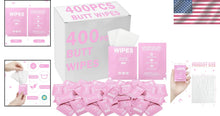 Load image into Gallery viewer, Gentle Alcohol-Free Wet Wipes for Adults - 400 Individually Wrapped for Travel