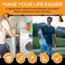 Load image into Gallery viewer, Lightweight 40-Inch Grabber Tool with Rotating Head for Safe Pickup - 2 Pack