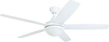 Load image into Gallery viewer, Modern Tri-Mount 52” Ceiling Fan with 5 Blades &amp; LED Light - Farmhouse Style