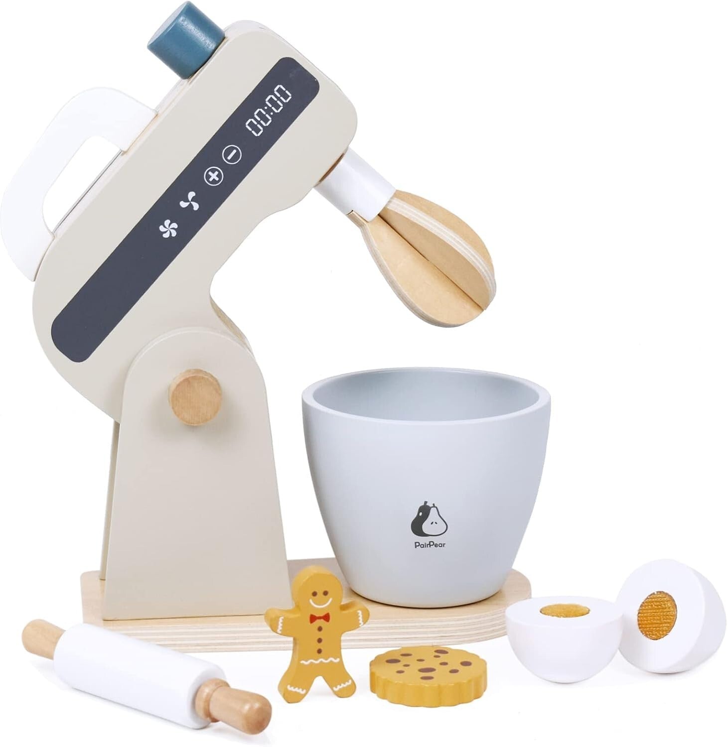Realistic Rotary Mixer and Baking Accessories Set for Creative Kids