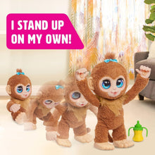 Load image into Gallery viewer, flipping furReal Peanut Monkey - 15-inch Interactive Plush for Imaginative Play