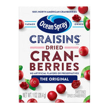 Load image into Gallery viewer, Healthy Snacking with 12 Boxes of Gluten-Free Craisins Dried Cranberries