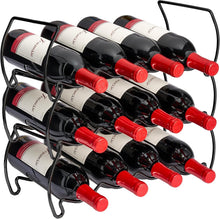 Load image into Gallery viewer, Metal 6-Tier Wine Rack - Versatile Classic Design for 24 Bottles &amp; Easy Access
