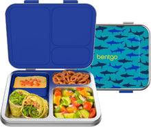 Load image into Gallery viewer, Multi-Compartment Kids Lunch Box - Leak-Proof &amp; Stylish Shark Design for Ages 3+