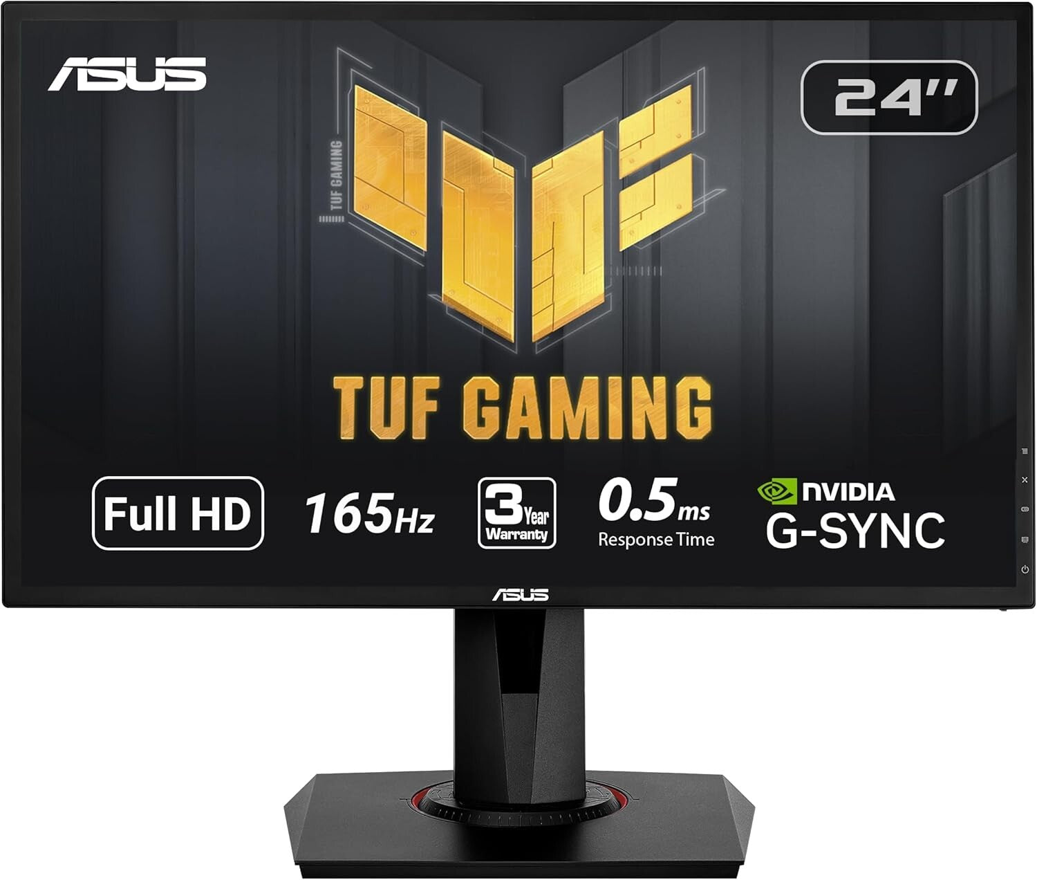 Eye Care Technology 24-Inch Gaming Monitor - 165Hz, 0.5ms for Ultimate Comfort