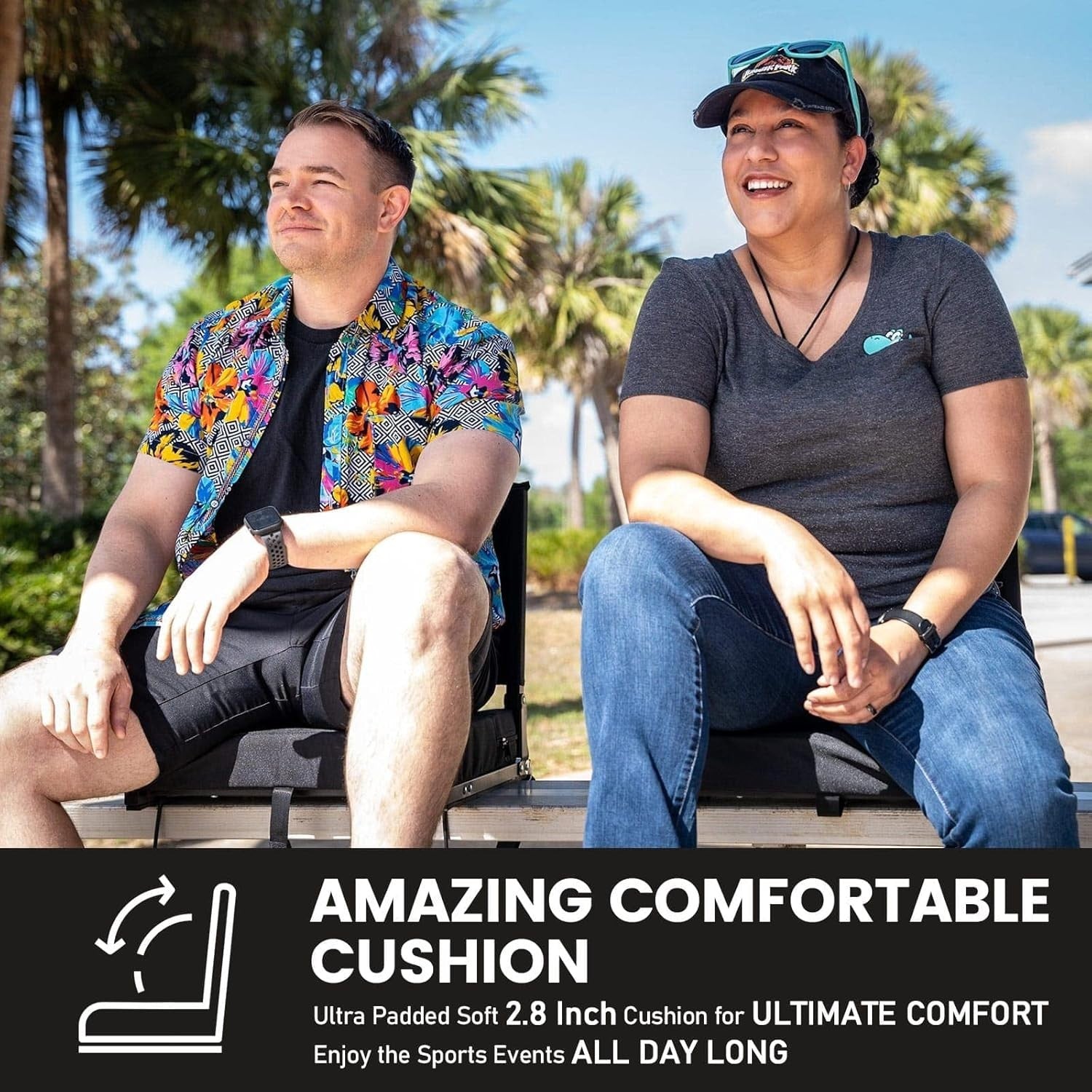 Foldable Bleacher Seats with Back Support – Lightweight, Durable & Comfortable