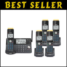 Load image into Gallery viewer, Ultimate Long Range 5-Handset DECT Phone with Bluetooth, 22 Min Answering System