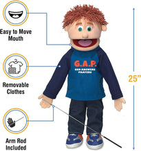 Load image into Gallery viewer, Lightweight 25'' Puppet with Removable Clothes - Ideal for Ministry and Shows