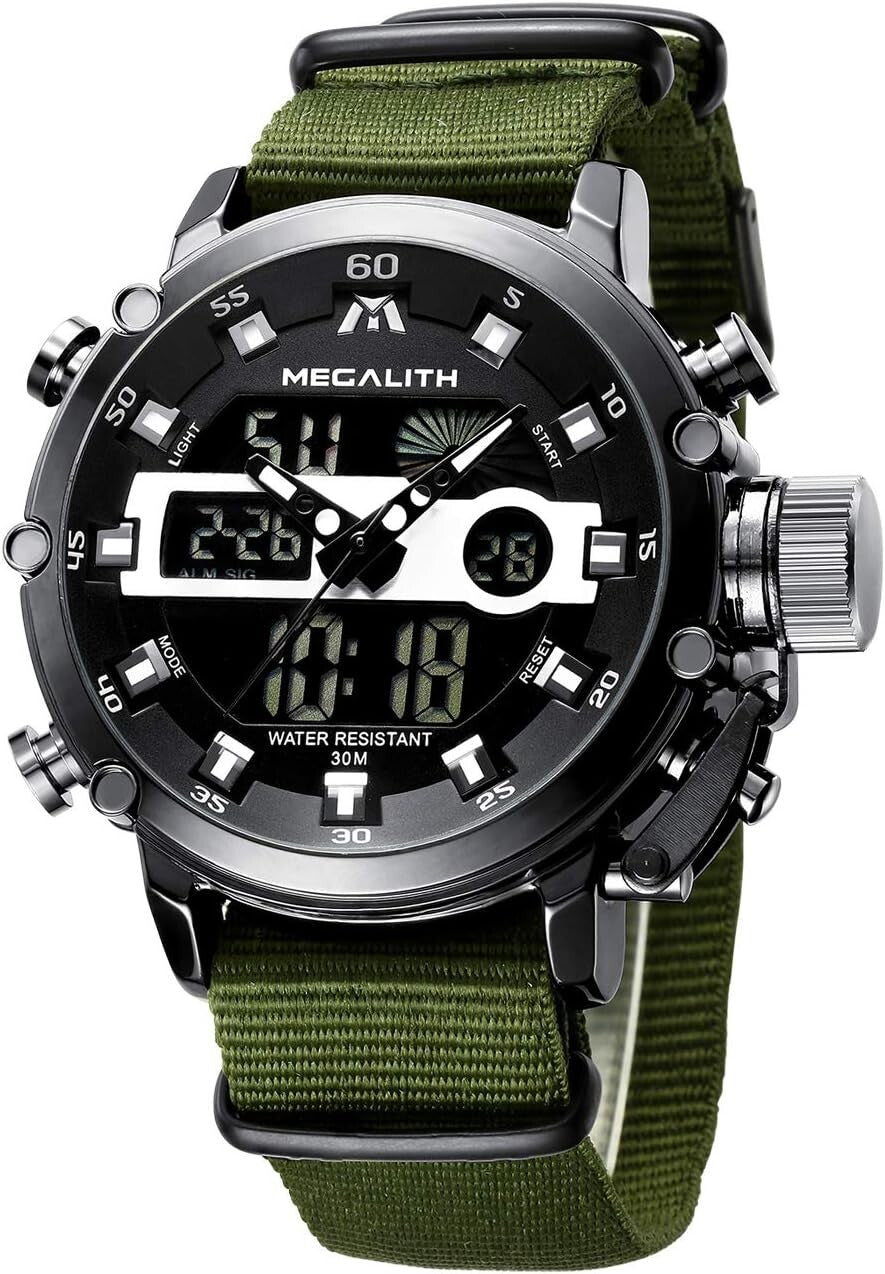 Waterproof Military Sport Watch for Men - Tactical Digital & Heavy-Duty Design