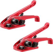 Load image into Gallery viewer, Multi-Purpose Manual Banding Tools - Red Polypropylene Strapping Set (2-Pack)
