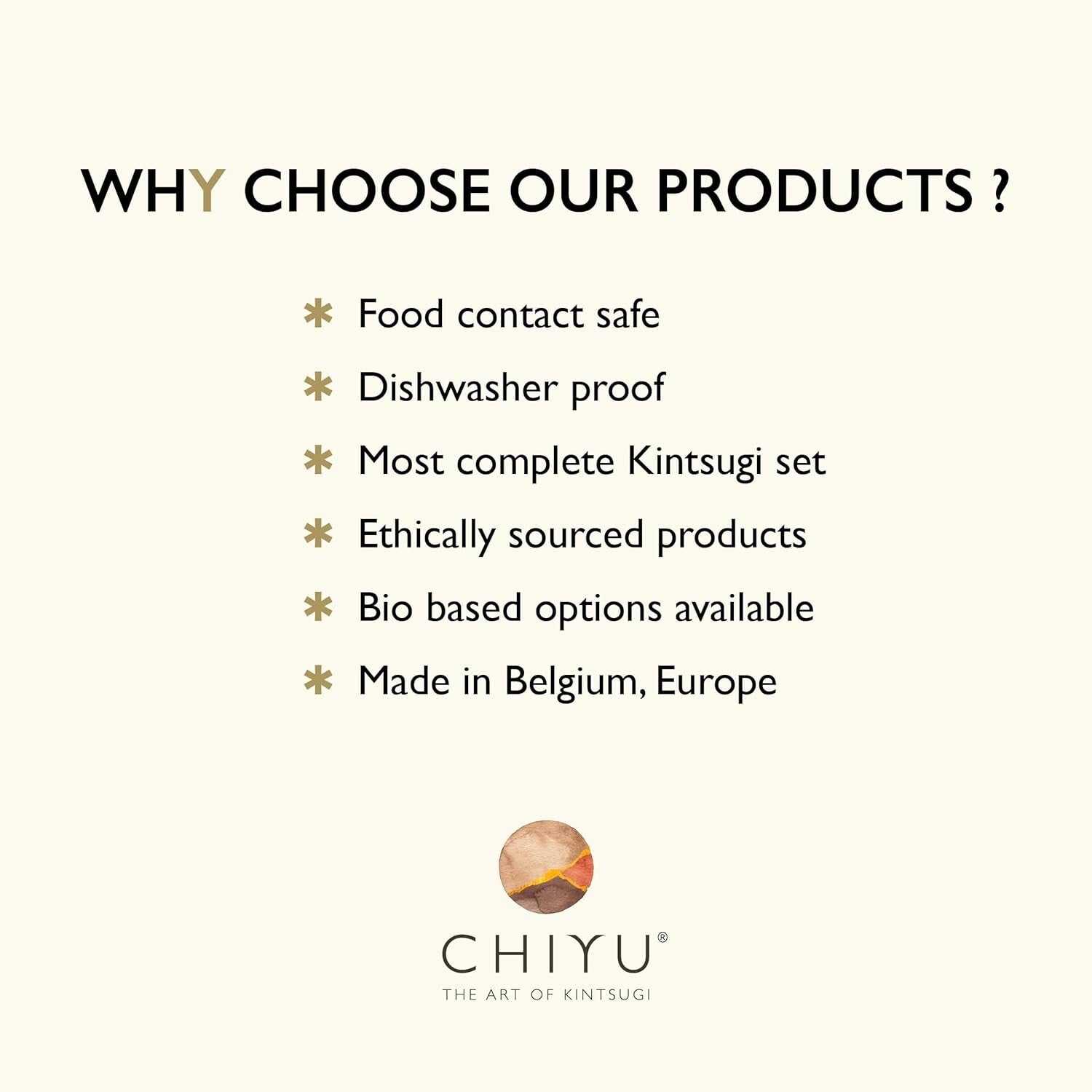 Food Safe Kintsugi Gold Repair Kit - Transform Broken Objects Elegantly