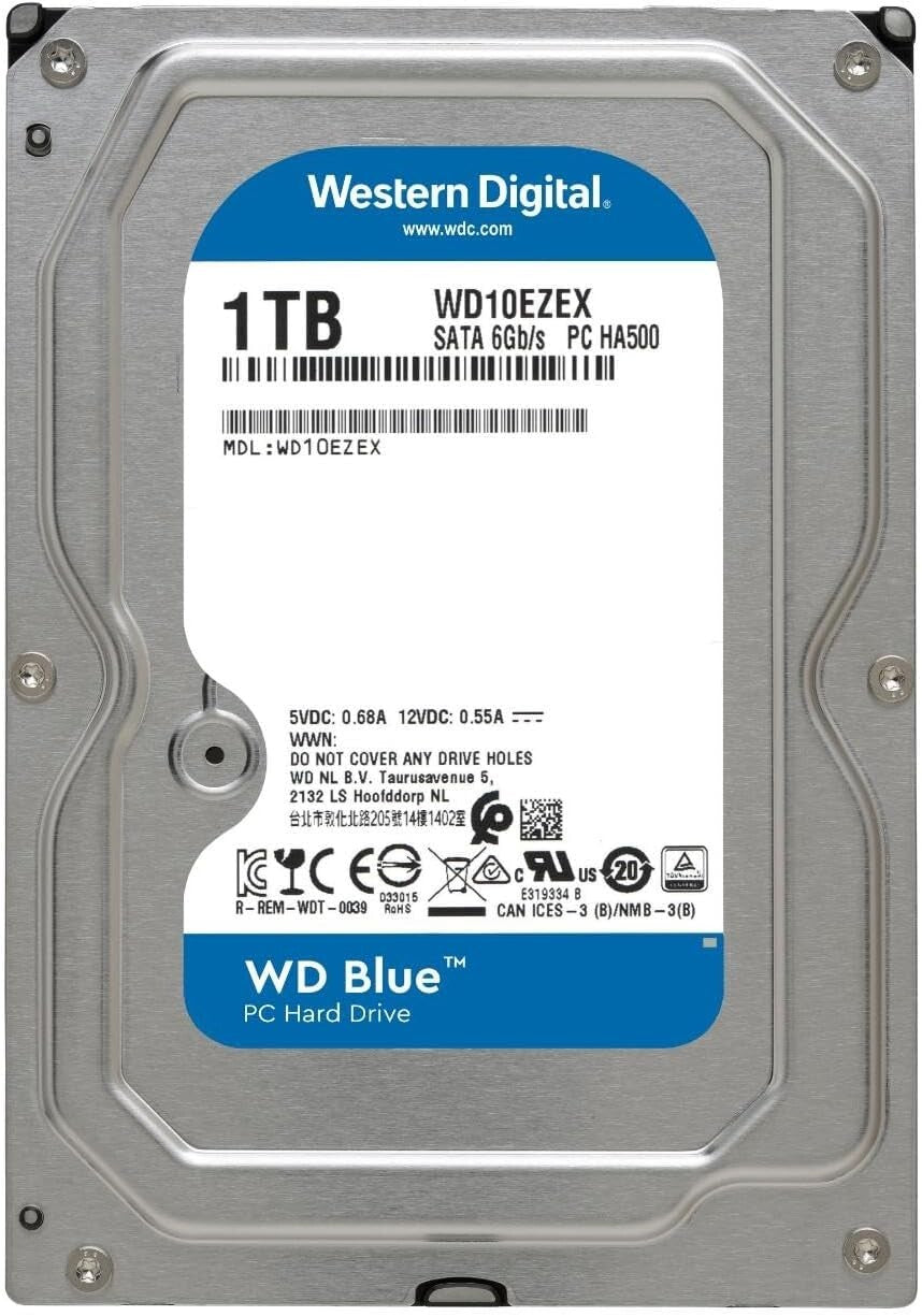 Dependable 1TB WD Blue Hybrid Drive – SATA 6 Gb/s, Perfect for Everyday Use