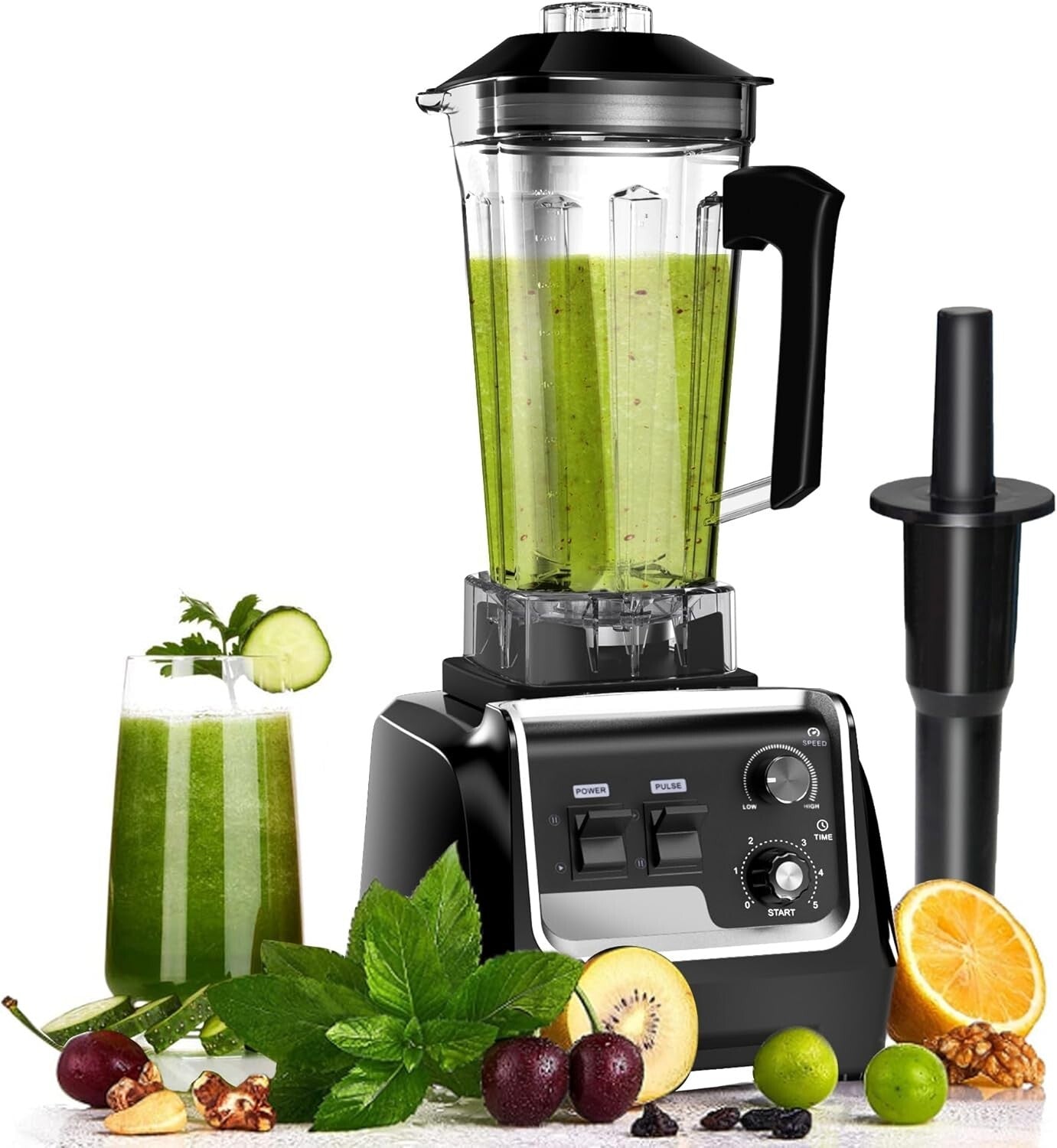 Versatile 2200W Blender for Smoothies & Juices - Perfect for Home & Commercial