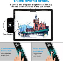 Load image into Gallery viewer, Innovative A3 Rechargeable Light Box with 0-100% Brightness Control and Stand
