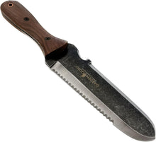 Load image into Gallery viewer, All-in-One Stainless Steel Hori Hori Knife with Wood Handle &amp; Garden Accessories