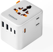 Load image into Gallery viewer, Multi-Functional Travel Adapter with Fast Charging and Global Compatibility
