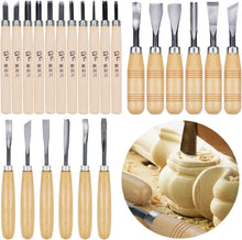Load image into Gallery viewer, Ultimate 24-Piece Wood Knife Set for Detailed Carving - Durable Tools Included